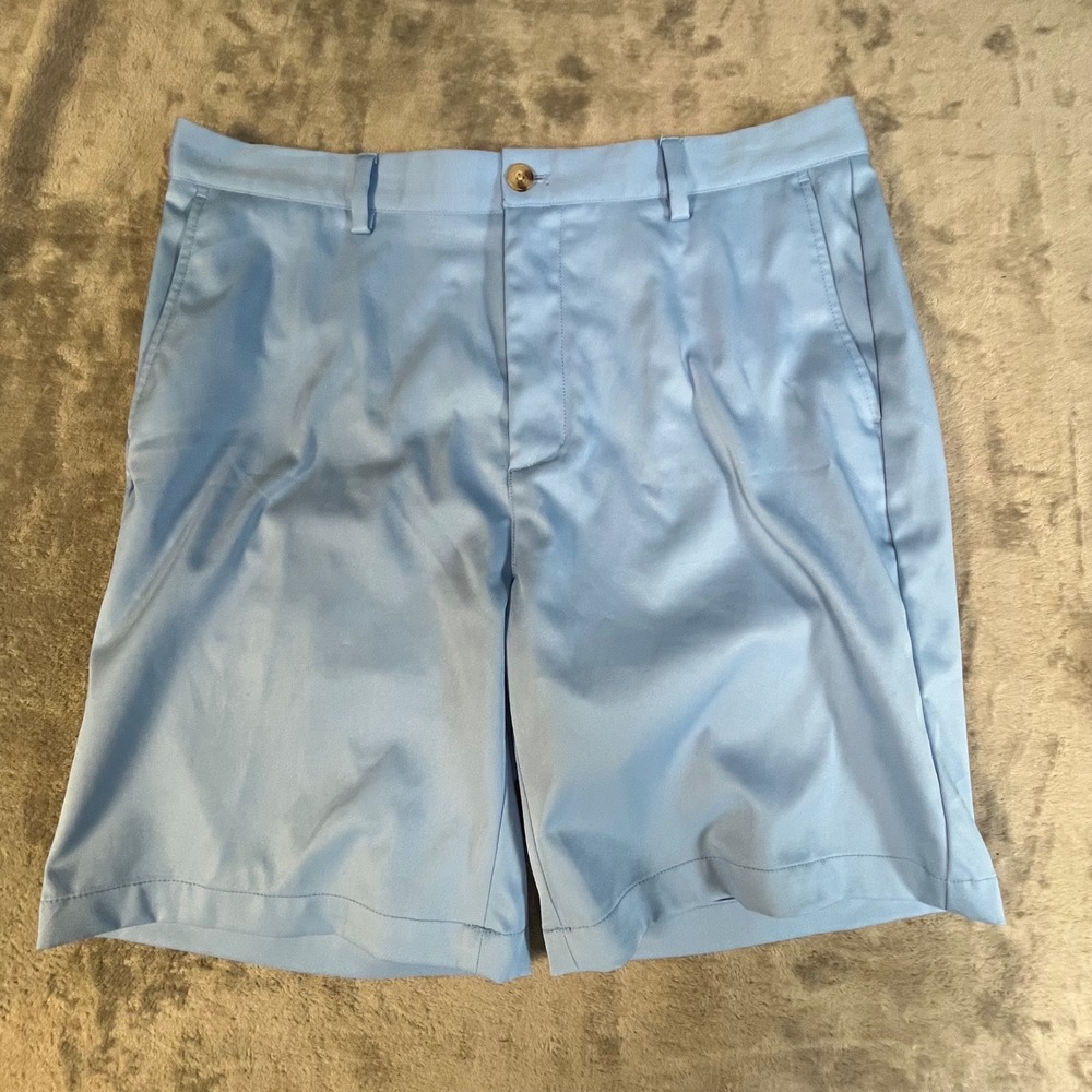 Vineyard Vines Links Short Mens 36 Blue Performance Golf Flat‎ Front 1H0441